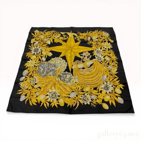 Hermes Passiflores Silk Scarf