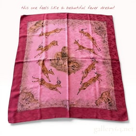 Hermes Kenya Silk Jacquard Scarf by Robert Dallet