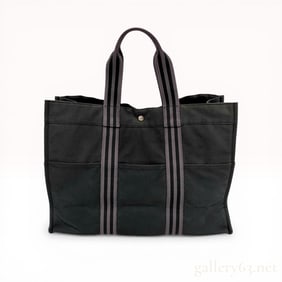 Hermes Fourre-Tout MM Canvas Tote Bag