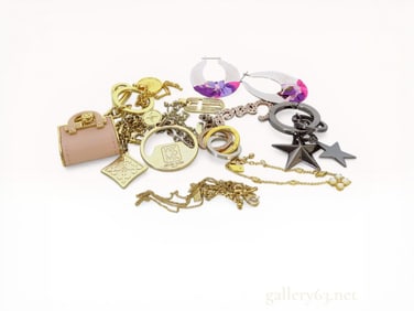 Collection of Designer Costume Jewelry and Accessories Including Michael Kors, Kate Spade, and Jimmy
