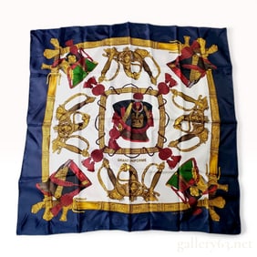 Hermes Grand Uniforme Silk Scarf by Joachim Metz