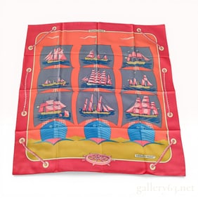 Hermes Silk Scarf in Grand Largue Pattern