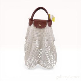 Longchamp x Filt Le Pliage Filet Cotton Mesh Tote Bag