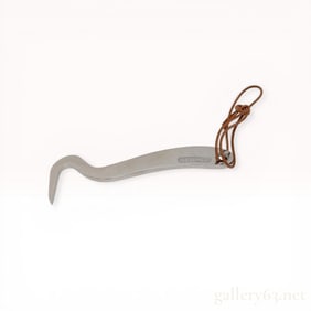 Hermes Stainless Steel Equestrian Hoof Pick with Leather Lanyard