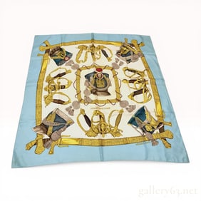 Hermes Grand Uniforme Silk Scarf by Joachim Metz