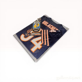 Brian Urlacher Chicago Bears Memorabilia Collection featuring Reebok Jersey and 2003 Soldier Field