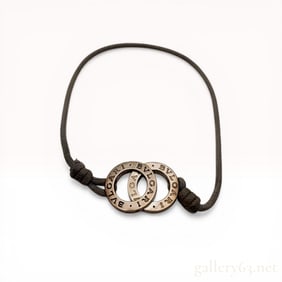Bulgari Bvlgari Fortuna Sterling Silver Cord Bracelet