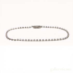 Platinum and Diamond Tennis Bracelet 1.00ctw