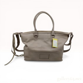See By Chloe Pebbled Leather Large Satchel Tote