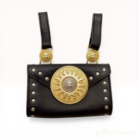 Vintage Gianni Versace Medusa Sun Belt Pouch