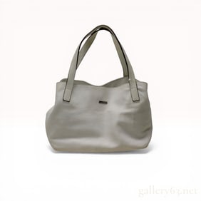 Max Mara Pebbled Leather Tote Bag