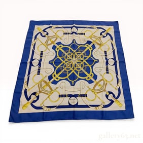 Hermes Eperon d'Or Silk Scarf by Henri d'Origny