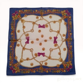 Celine Paris Jewelry Motif Handkerchief