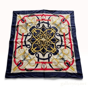Hermes Eperon d'Or Silk Scarf