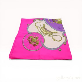 Hermes Springs Silk Scarf by Philippe Ledoux