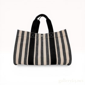 Hermes Fourre-Tout Rocabar GM Canvas Tote Bag