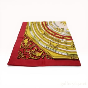 Hermes Dies et Hore Astrologie Silk Scarf