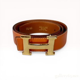 High-Class by Claudio Budel Italian Leather H Belt