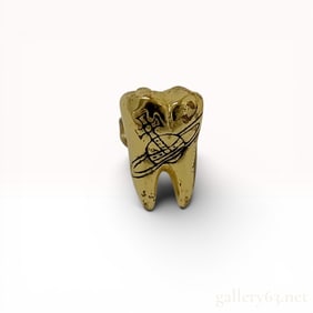 Vivienne Westwood Gold-Tone Molar Tooth Single Stud Earring
