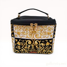 Gianni Versace Barocco Print Cosmetic Vanity Case