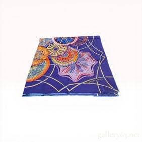 Hermes Les Domes Celestes Silk Scarf by Annie Faivre