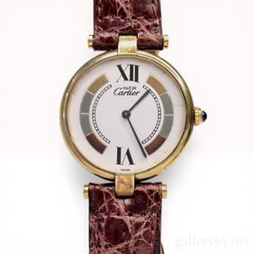 Must de Cartier Vendome Vermeil Wristwatch Reference 590003