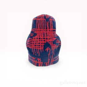 Vivienne Westwood Patterned Knit Wool Hat