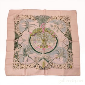 Hermes Aloha Silk Twill Scarf