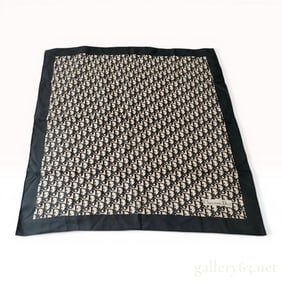 Christian Dior Oblique Monogram Silk Square Scarf