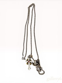 Blind Rabbit Sterling Silver Multi-Pendant Necklace