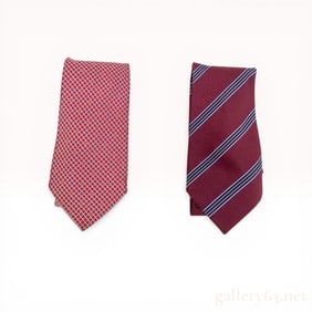 Two Chanel Silk Neckties