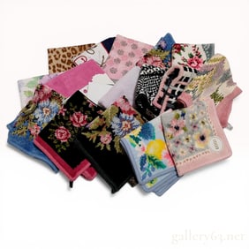 An Assortment of Cotton Handkerchiefs, Feiler and Other Makers