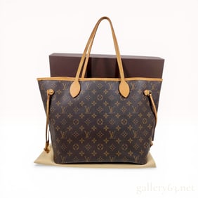 Louis Vuitton Monogram Canvas Neverfull MM Tote Bag