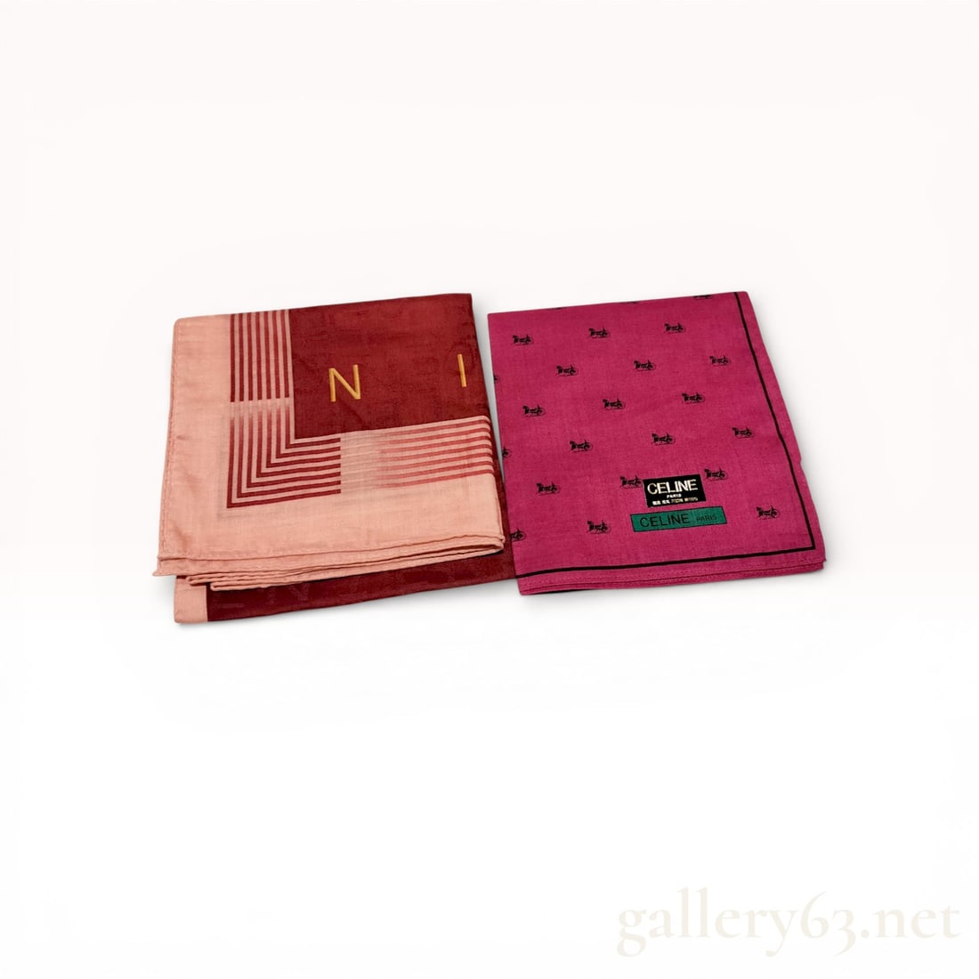 Two Celine Cotton Handkerchiefs (1 of 8)
