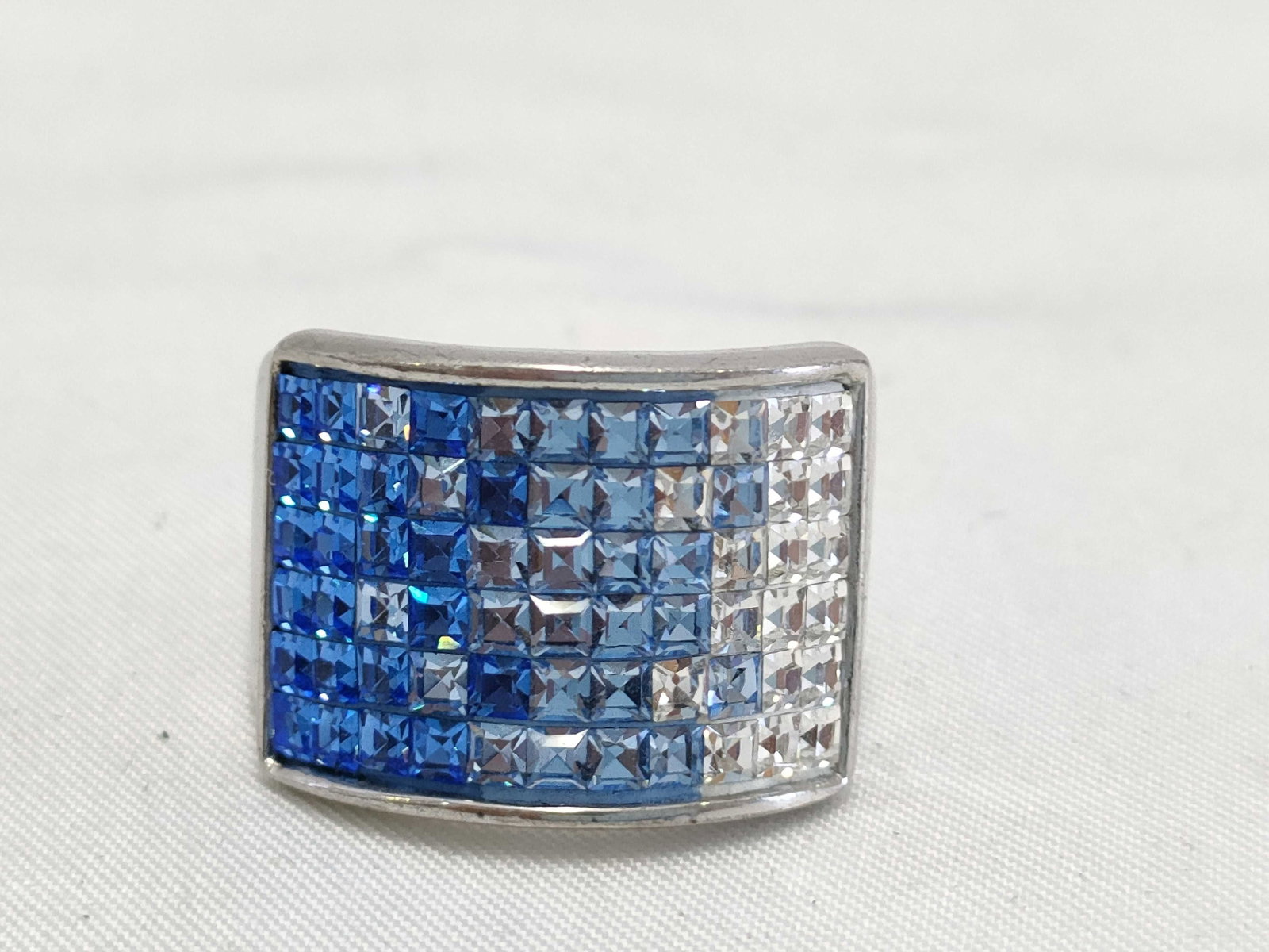Sterling Silver Gradient Band Ring - 5