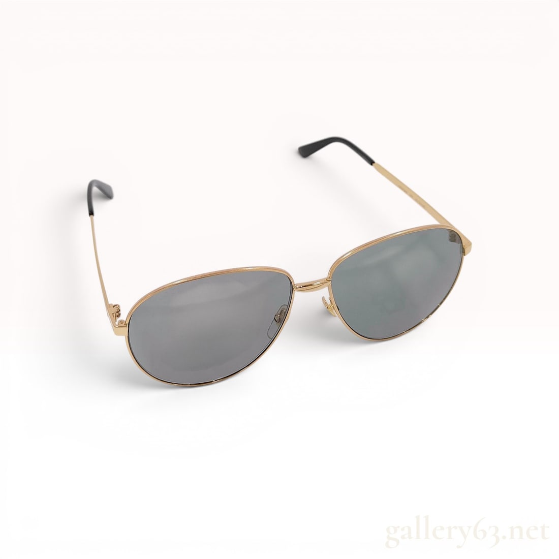Gucci GG0138S Gold-Tone Aviator Sunglasses (1 of 8)