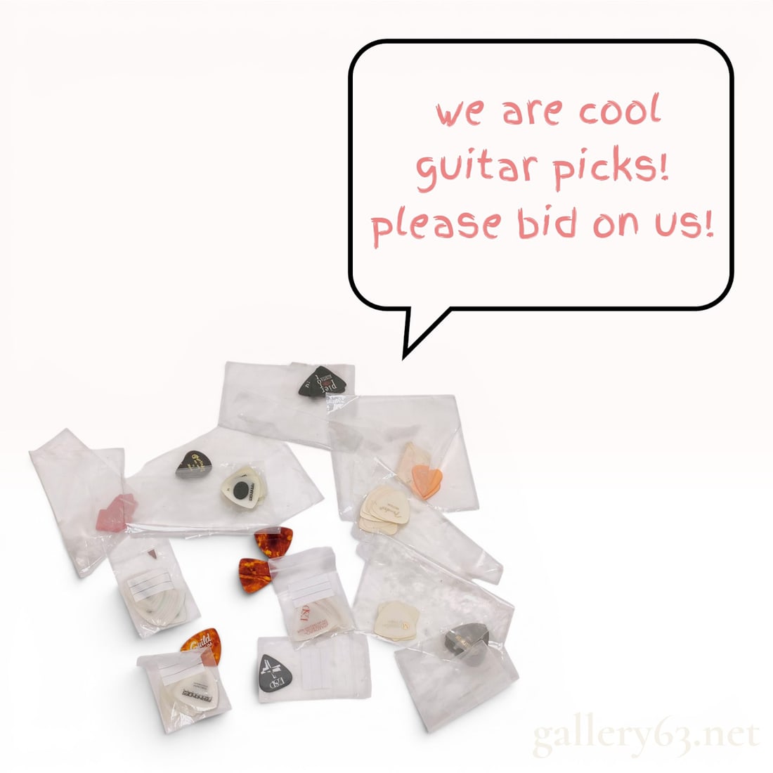 An Assortment of Branded and Artist-Specific Guitar Picks (1 of 6)