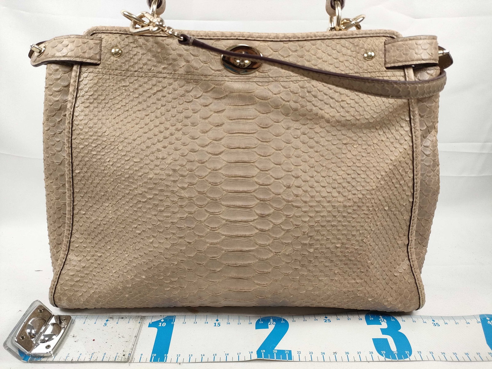 Coach Gramercy Satchel in Python-Embossed Leather - 2