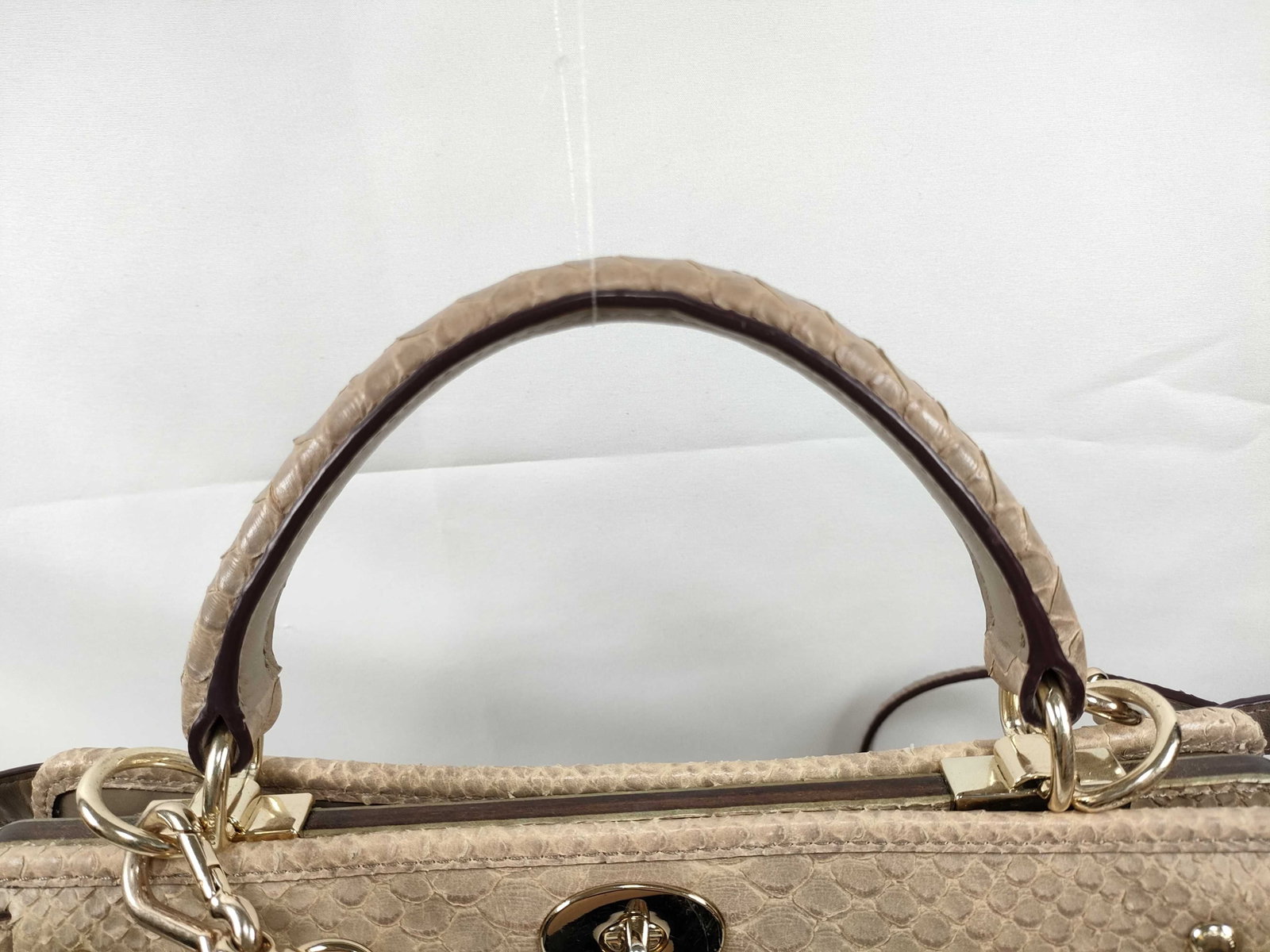 Coach Gramercy Satchel in Python-Embossed Leather - 3