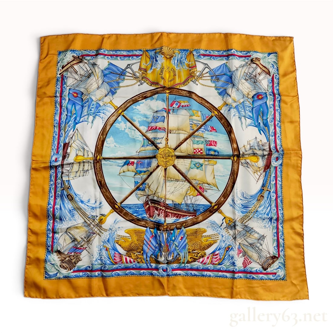 Hermes Vive le vent Silk Carre 90 Scarf (1 of 10)