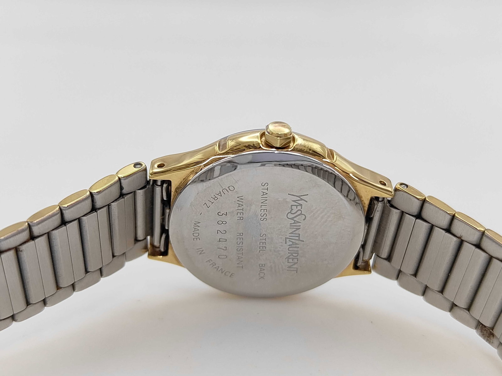Yves Saint Laurent Moon Phase Date Reference 382470 Quartz Wristwatch - 4