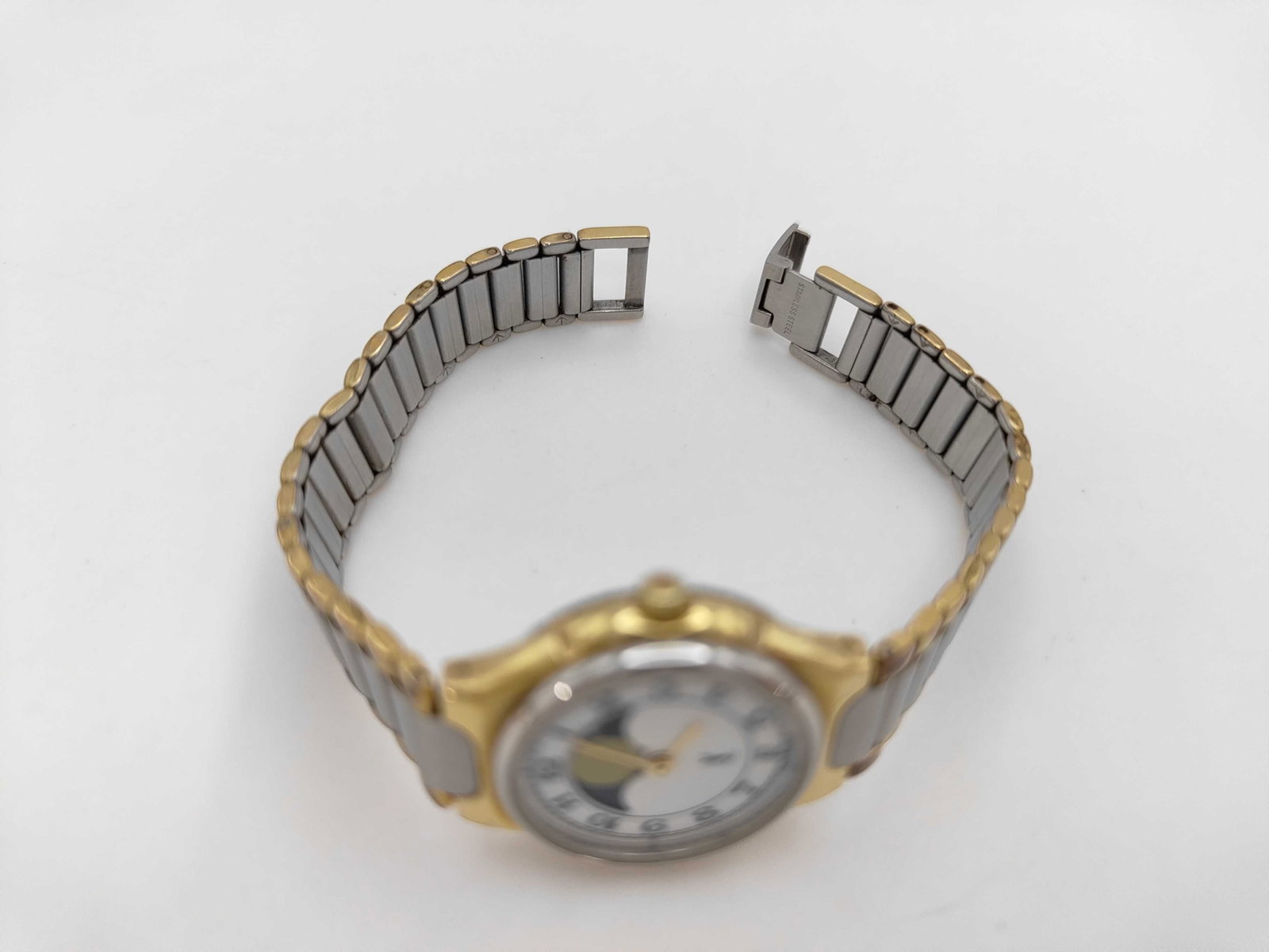 Yves Saint Laurent Moon Phase Date Reference 382470 Quartz Wristwatch - 6