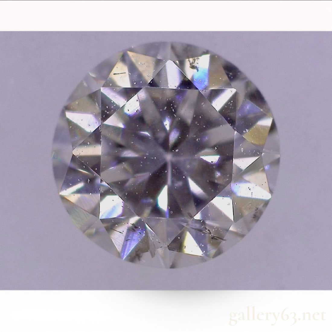 .212ct G SI-2 Round Brilliant Cut Natural Diamond with Central Gem Laboratory Report: 0.212ct G SI-2 GOOD/GD/FR NONE NATURAL 3.76-3.80X2.41mm