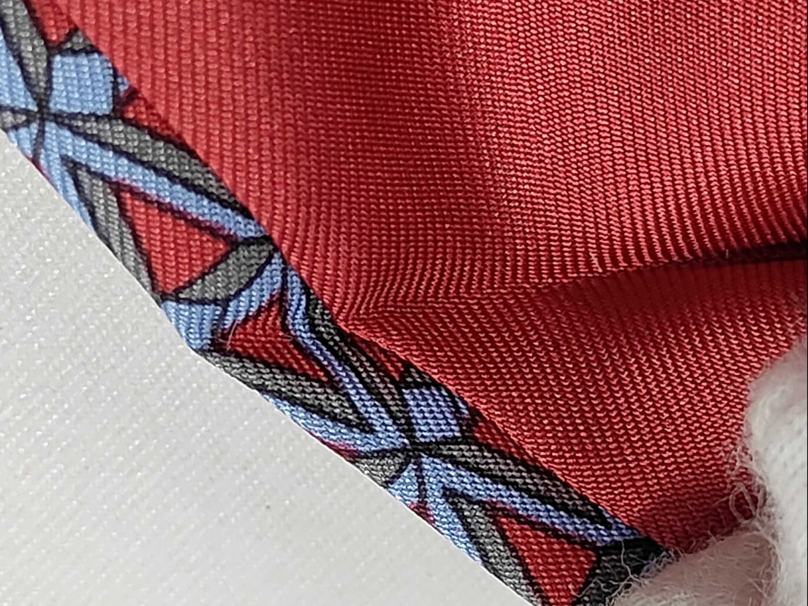 Hermes Silk Geometric Pattern Necktie - 7