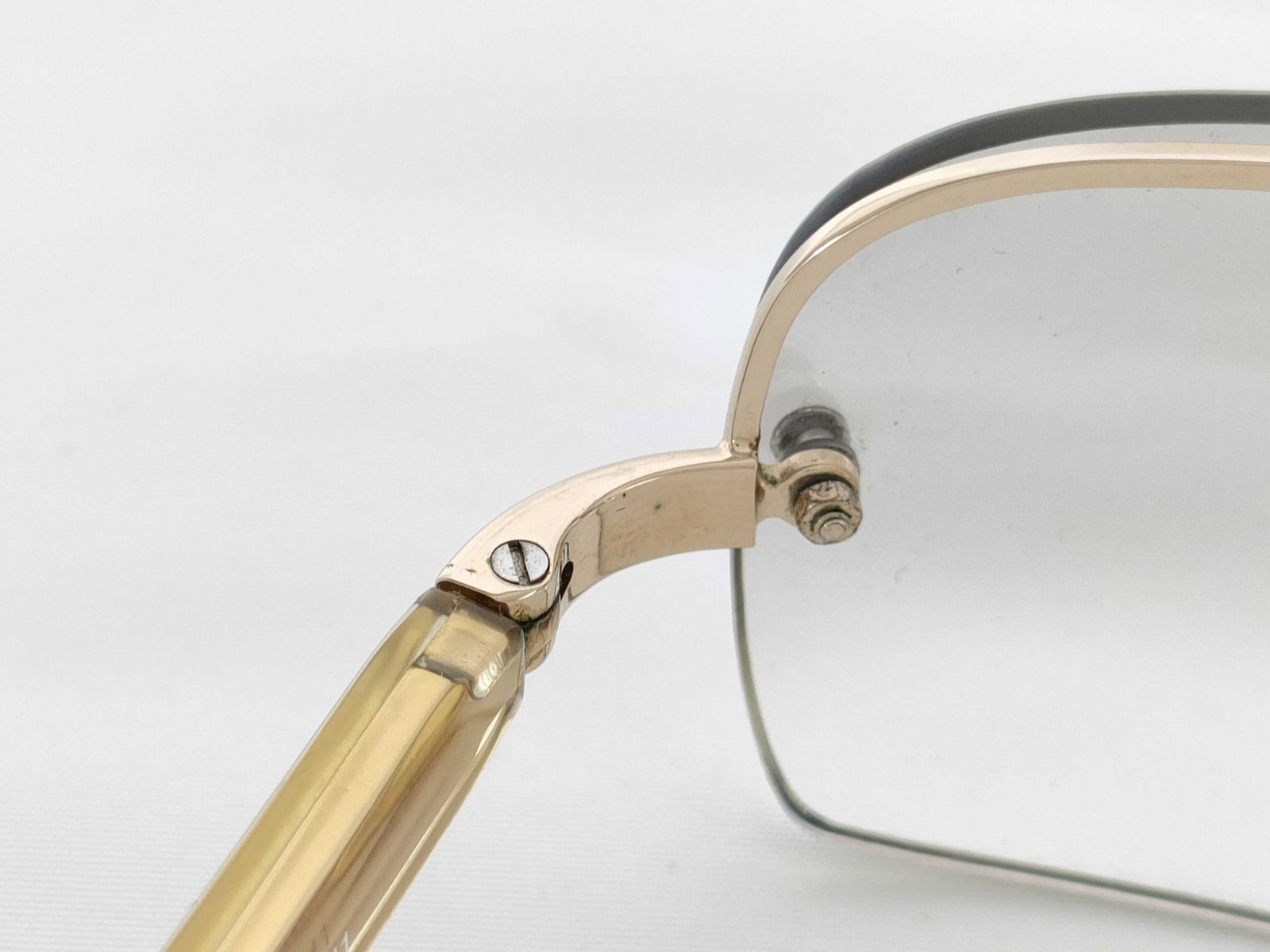 Prada SPR 71C Rimless Rectangular Gradient Sunglasses - 10