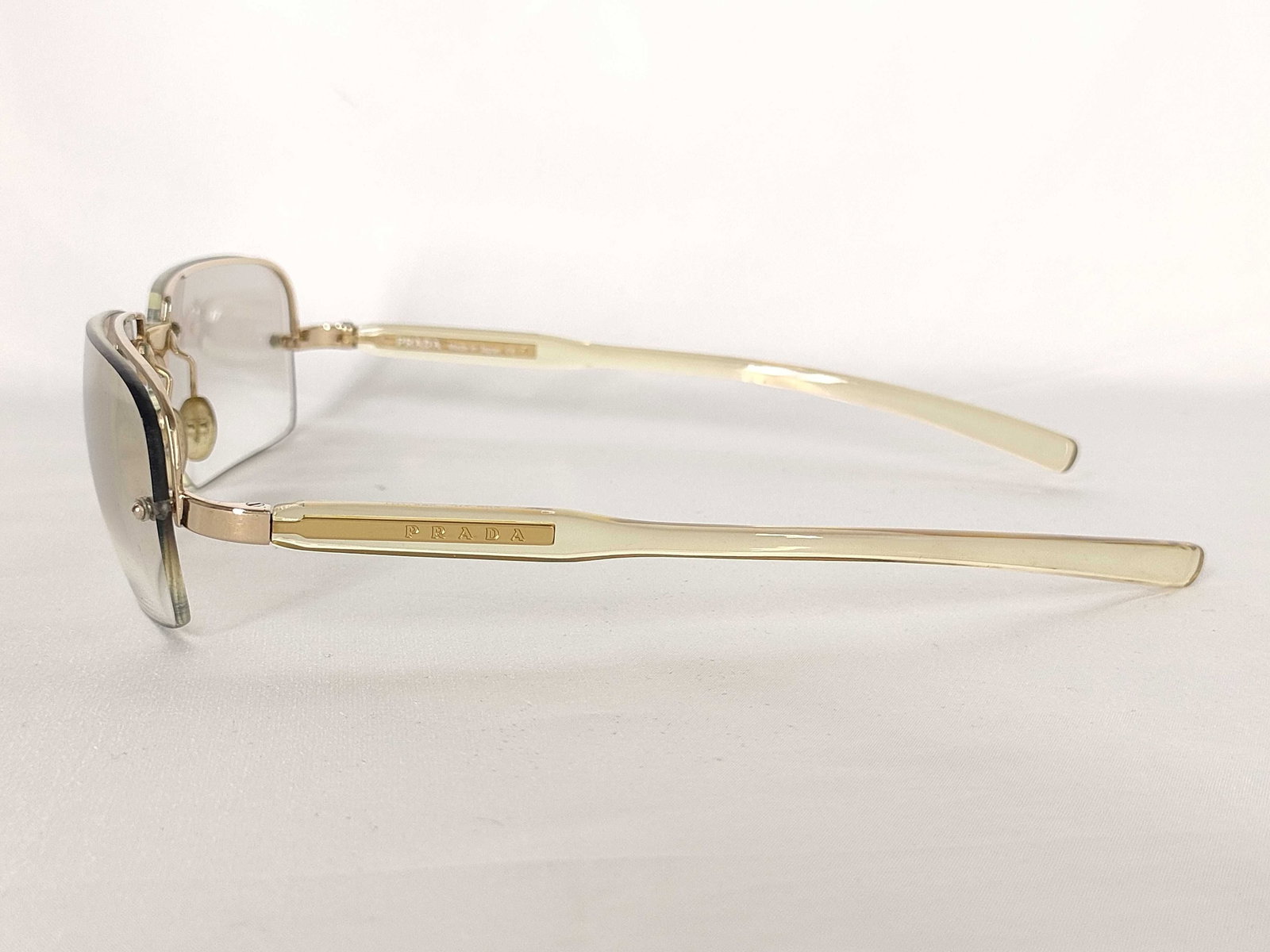 Prada SPR 71C Rimless Rectangular Gradient Sunglasses - 2