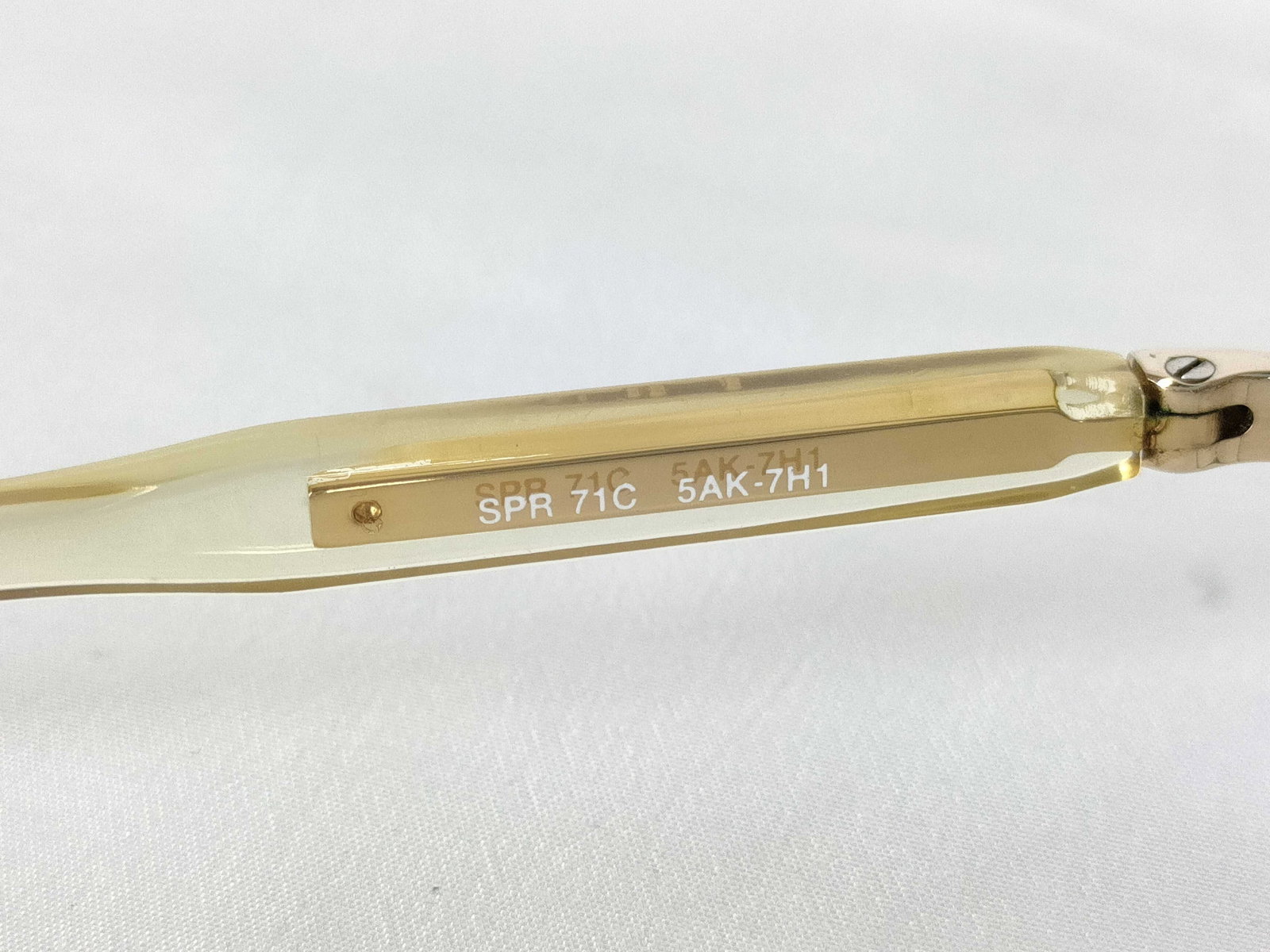 Prada SPR 71C Rimless Rectangular Gradient Sunglasses - 7
