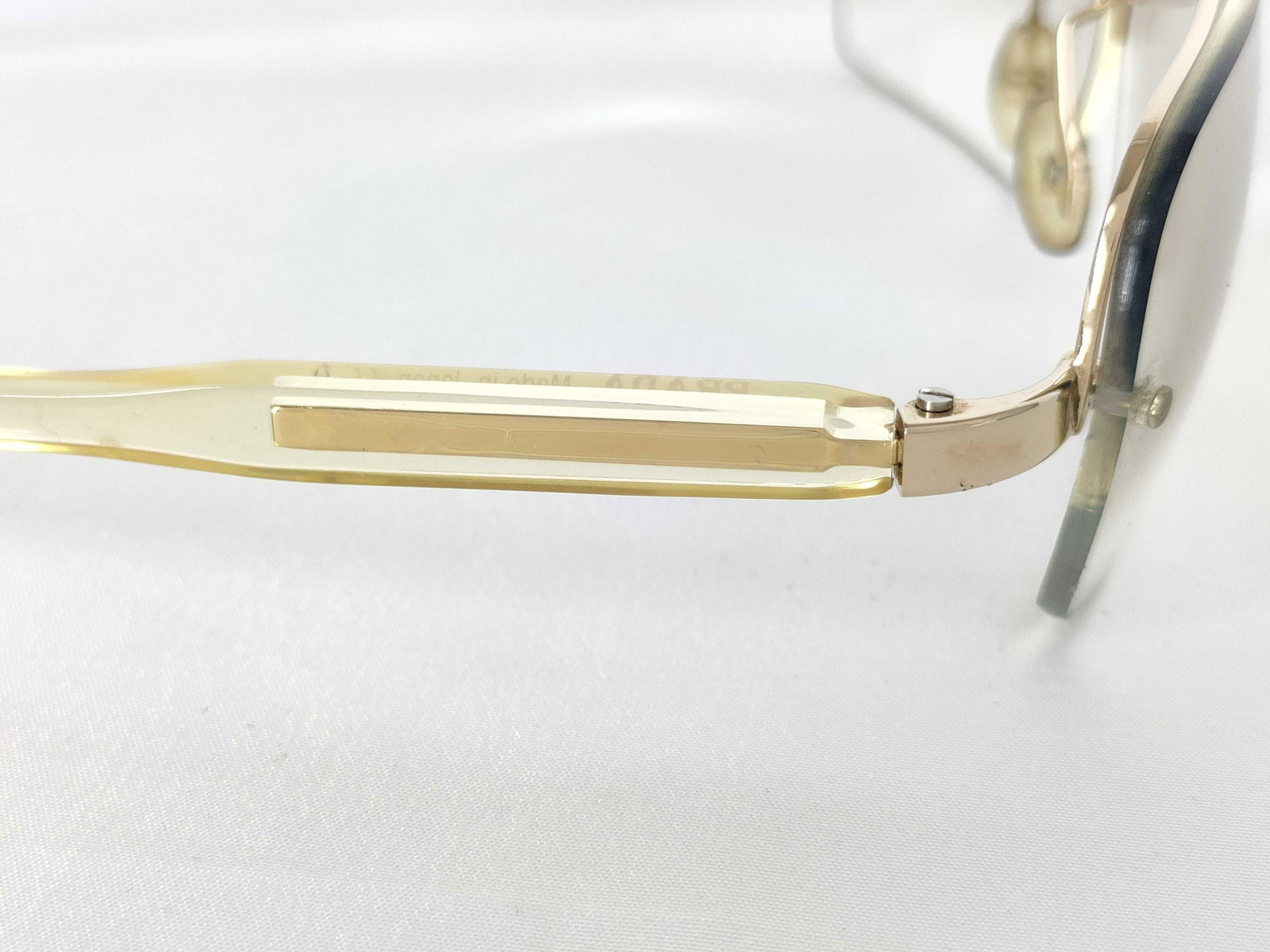 Prada SPR 71C Rimless Rectangular Gradient Sunglasses - 8
