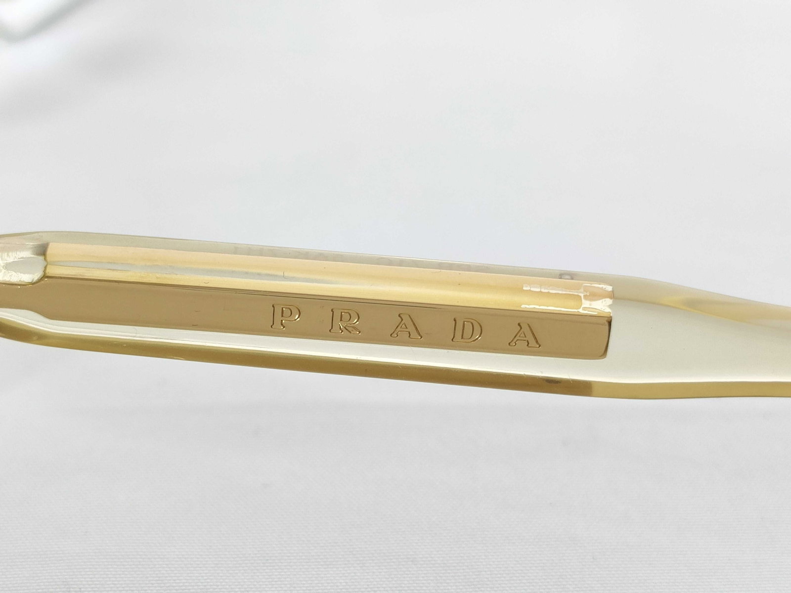 Prada SPR 71C Rimless Rectangular Gradient Sunglasses - 9
