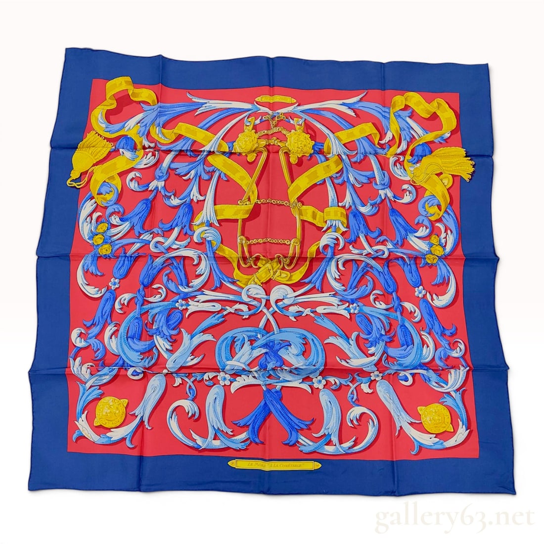 Hermes Le Mors A La Conetable Silk Scarf (1 of 6)
